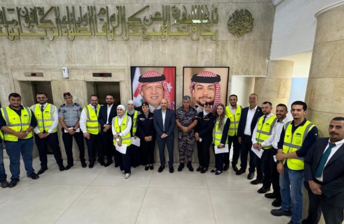 تمرين إخلاء وهمي في غرفة تجارة عمان