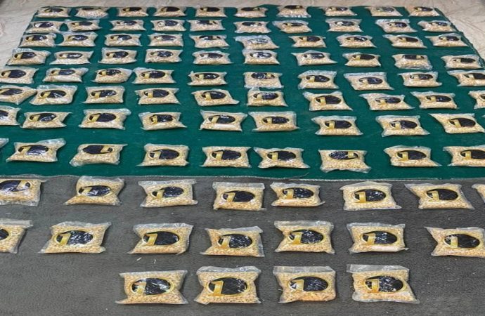 الجيش يُحبط محاولة تهريب كمية كبيرة من المواد المخدرة بواسطة بالونات