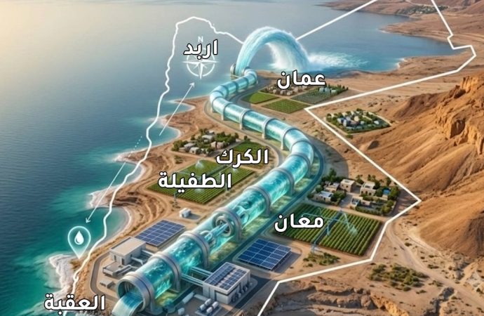 المياه توضح ردا على الاخبار المضللة والمغلوطة حول مشروع الناقل الوطني