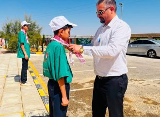 إنطلاق معسكر الكشافة والمرشدات في مركز شباب سما السرحان