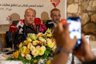 المؤتمر الصحفي للفحيص33ايمن سماوي : ستقدم دورة متميزة تجسد السردية والتاريخ الاردني.