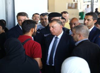 الفراية يتفقد مركز حدود جابر وساحة الشحن الجديدة