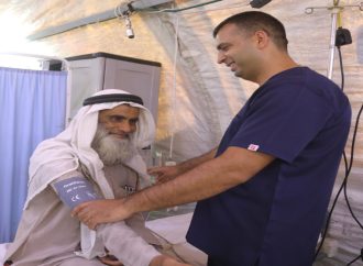 المستشفى الميداني الأردني جنوب غزة/11 يباشر أعماله