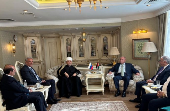 وفد نيابي يؤكد لنائب مفتي روسيا رفض الأردن أي محاولات تستهدف تهجير الفلسطينيين