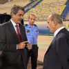 وزير الشباب ونائب رئيس الوزراء وزير الإدارة المحلية يتفقدان أعمال إعادة تأهيل أرضية ستاد الحسن في إربد