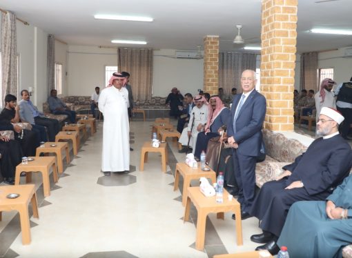 مندوبا عن الملك وولي العهد.. العيسوي يعزي عشيرة الهقيش