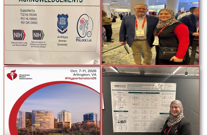 الداغستاني مُبتعثة “صيدلة” عمّان الأهلية تفوز بجائزة بمؤتمر لجمعية القلب الأمريكية