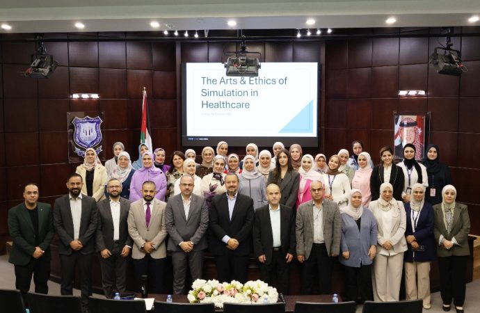 تمريض عمّان الأهلية تنظم ورشة تدريبية حول مختبرات المحاكاة السريرية